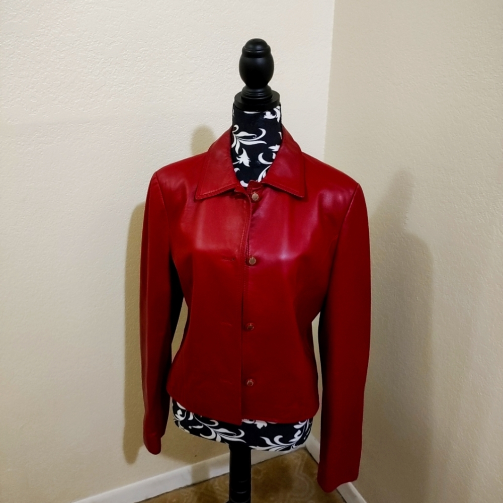 Red Leather jacket